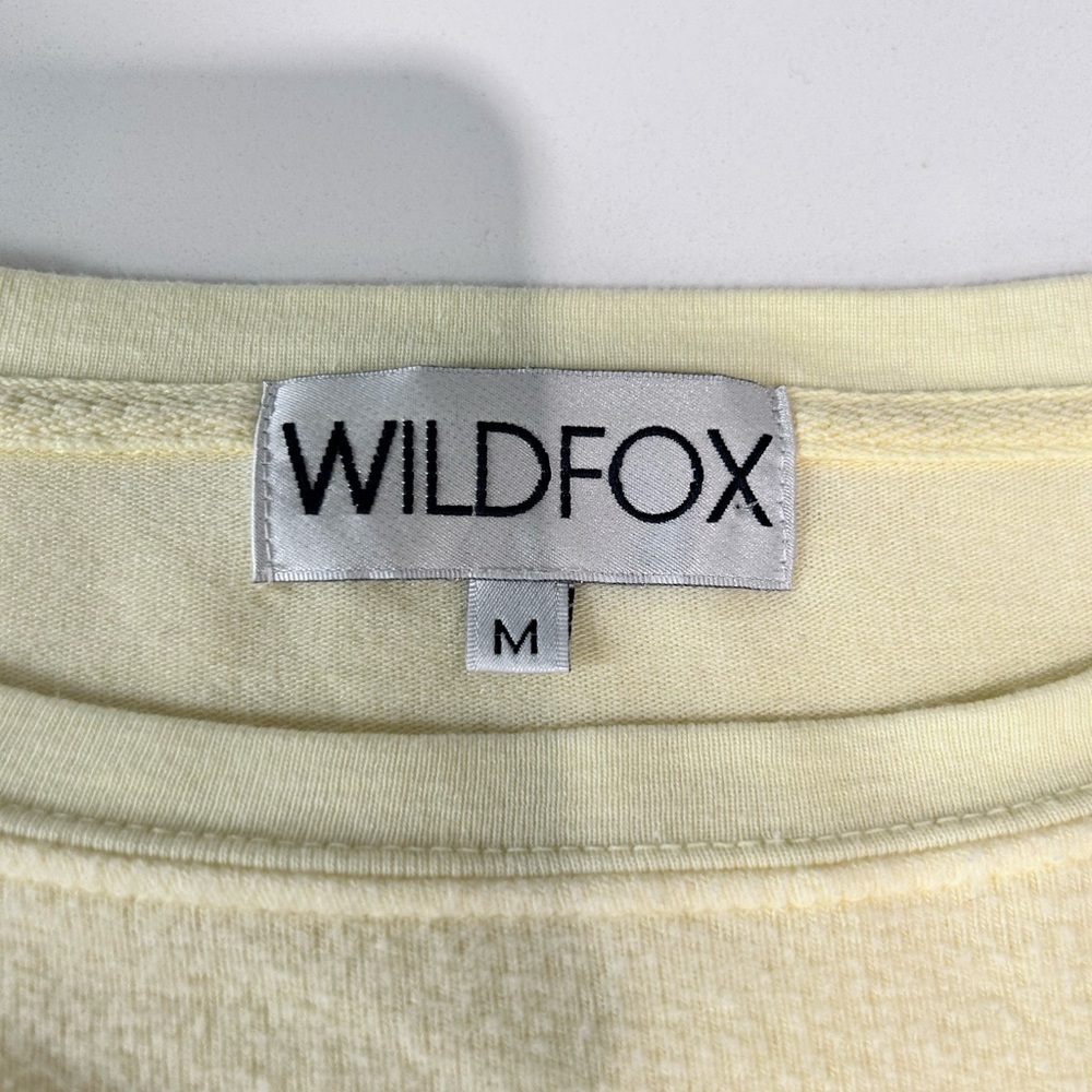 Wildfox Yellow 'HAPPY' Sweatshirt - Picture 7 of 12